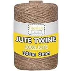 Creative Deco 328 Feet Jute Twine Rope String Fabrics