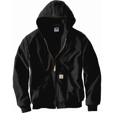 Carhartt S Jackets Carhartt Firm Duck Flannel Lined Active J140 Jacket - Black