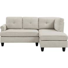 Lark Manor W008913501 Beige Sofa 78" 3 Seater