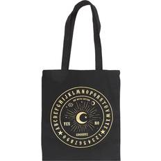 Talking Board Polycotton Tote Bag - Black/Gold