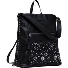 Desigual Women's Studded Backpack - Black/White