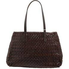 Dragon Diffusion Salvage Irregular Shoulder Bag - Brown