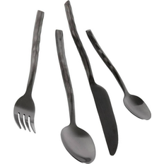 Muubs Uta Matt Black Cutlery Set 16pcs