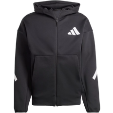 adidas Men Sportswear Z.N.E. Full Zip Hooded Track Jacket - Black/White