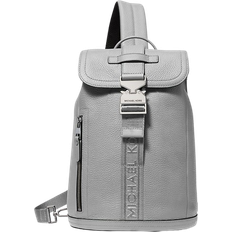 Michael Kors Men Backpacks Michael Kors Hudson Leather Aviator Sling Pack - Quarry Grey