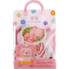 Etori Life Animal Paper Cat Stickers 40pcs
