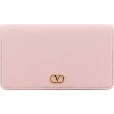 Valentino Garavani V Logo Signature Clutch - Pastel Pink