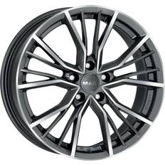 19" Bilfälgar Mak Union Gunmetal Machined Face 8.5 x 19 5/112 ET45 B57