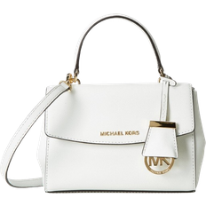 Michael Kors Ava Extra Small Saffiano Leather Crossbody - White