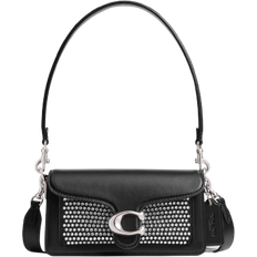 Coach Tabby 20 Crystal Leather Shoulder Bag - Black