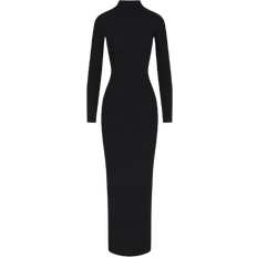 SKIMS Turtleneck Long Dress - Onyx