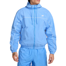 University jacket Nike Club Men's Hooded Jacket - University Blue/Photon Dust/White