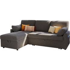 Wade Logan Baerl Gray Sofa 84" 3 Seater