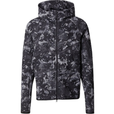 Fleecejacka - Gråa - Herr Jackor NIKE Tech Windrunner Men's Fleece Full-Zip Hoodie - Smoke Grey/Anthracite