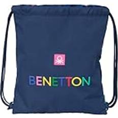 Blue - Women School Bags Safta Large Flat Bag Backpack - Navy