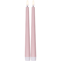 Star Trading Flamme Pink LED-lys 26cm 2stk