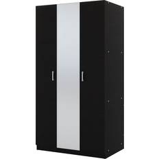 Latitude Run Armoire Black Wardrobe 35.4x70.9"