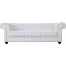 XL Moebel Mello White Sofa 230cm 3 Seater
