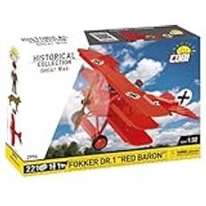 Modeller & byggesett Cobi Kaladėlės 217 el Fokker DR I Raudonas Baron
