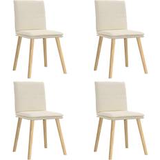 vidaXL 4 Pcs Dining Linen Kitchen Chair 86cm 4pcs