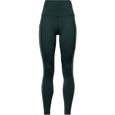 Nike Women's Universa Medium-Support High-Waisted 7/8 Leggings with Pockets - Vintage Green/Black