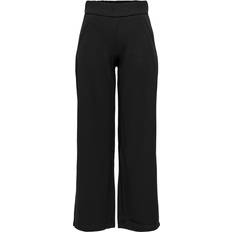 Louisville Wide Leg Fit Trousers - Black