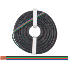 Koppar El- & Installationskablar Donau Elektronik 419-100 Flätad Kabel 4 x 0.25 mm²