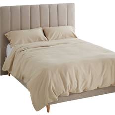 Hemtextil Alexandra House Living Schweiz Beige 240 x 220 cm Påslakan Multifärgad, Beige
