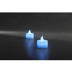 Konstsmide Bougies et Accessoires Konstsmide LED Teelicht 2er Set Blau LED-Licht