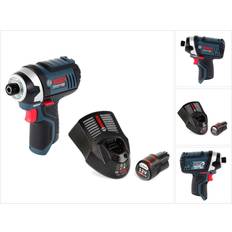 Bosch Schlagschrauber Bosch GDR 12V-105 Akku Drehschlagschrauber 12V 1/4" 105Nm 1x Akku 2,0Ah Schnellladegerät