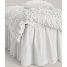 Staycation Reunusverho Loosed Puuvilla Percale 140 x 200 cm Valkoinen