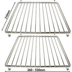 Gorenje Ovens Gorenje Adjustable Chrome Cooker Grill Shelf 2 x Stainless Steel