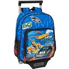 Safta Let's Race Backpack with Trolley - Blue/Black