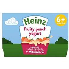 Heinz Baby Food & Formulas Heinz Fruit Medley Custard Pots 4 x 100 g