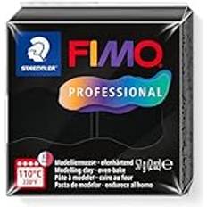 Black Polymer Clay Staedtler Fimo Professional Modelling Clay 57 g Black
