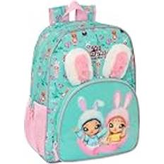 Safta Nanana Bunny Skolryggsäck - Turkos/Rosa
