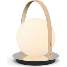 Pablo Designs Bola Chrome/Tan/Opal Bordlampe 33cm
