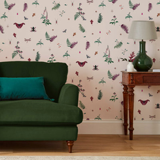 Graham & Brown Midnight Beasts Blush Crème 10m x 52cm