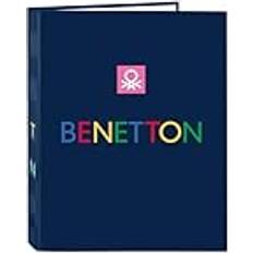 Blue - Women School Bags Safta Benetton Navy Blue A4 Ring Binder