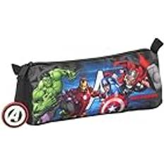 Black School Bags Safta Avengers Vendetta Fodral Med Dragkedja - Svart