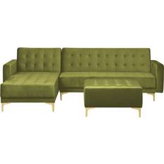 Divano a U Divani Beliani Modular Right Hand L-Shaped Bed Sofa