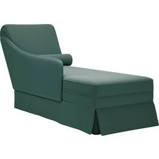 Sí Sillones vidaXL Bolster Dark Green Lounge Chair 70cm