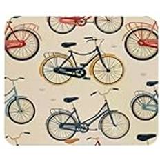 VAPOKF Retro Bikes Mouse Pad 8.3 x 9.8 inch