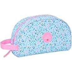 Leather School Bags Safta Travel Vanity Case Vicky Martín Berrocal Pink Light Blue
