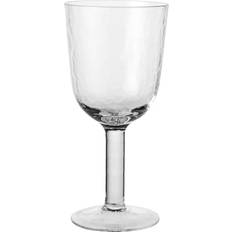 Broste Copenhagen Hammered Rødvinsglas 40 cl Klar Rødvinsglas 40cl