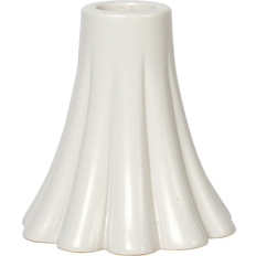 Broste Copenhagen Fyrfadsstager Broste Copenhagen Heli Lysestage 8 cm Beige Fyrfadsstage