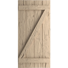 Windows Ekena Millwork Timberthane 22-in W x 66-in H Shutters 2-Pack Window Shutter
