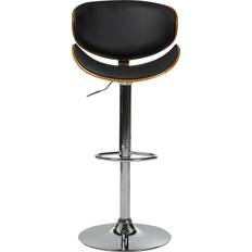 Pelle Sgabelli Beliani Modern Faux Leather Swivel Bar Stools Set of 2 Seating Stool