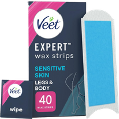 Veet Expert Wax Strips Legs Body 40 x 40