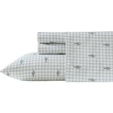 Wrangler Cactus Gingham Set King Bed Sheet Green